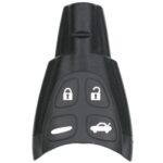 UrbanX Aftermarket Replacement 2003-2011 Saab 9-3 Key Fob – FCC: LTQSAAM433TX – PN: 12783781 – 4 Button
