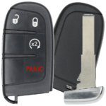 UrbanX Aftermarket Replacement 2015-2023 Jeep Renegade Key Fob – FCC: M3N-40821302 – PN: 735636994 – 4 Button
