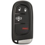 UrbanX Aftermarket Replacement Key Fob – FCC: GQ4-54T – PN: 68159656AG – 4 Button