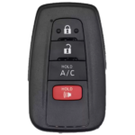 UrbanX Aftermarket Replacement 2021-2022 Toyota Prius Prime Key Fob – FCC: HYQ14FLA – PN: 89904-47790 – 4 Button