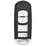 UrbanX Aftermarket Replacement 2010-2013 Mazda 3 Key Fob – FCC: WAZX1T763SKE11A03 – PN: BBY2675RY – 4 Button