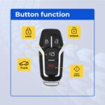 UrbanX (2-Pack) Replacement 2017 Ford Explorer Key Fob – FCC: M3N-A2C31243300, M3N-A2C31243800, 164-R8109, 164-R8120 – PN: 164-R8109, 164-R8120 – 4 - Image 6