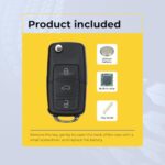 UrbanX Replacement 2011 Volkswagen CC Key Fob – FCC: NBG010180T – PN: 5K0837202 – 4 Button - Image 7