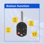 UrbanX Replacement 2010 Ford Expedition Key Fob – FCC: CWTWB1U793, OUC6000022, 164-R7040 – PN: 164-R7040 – 4 Button - Image 7