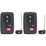 UrbanX (2-Pack) Replacement 2013 Toyota Highlander Key Fob – FCC: HYQ14AAB – PN: 89904-48110, 8990448110 – 4 Button - Image 3