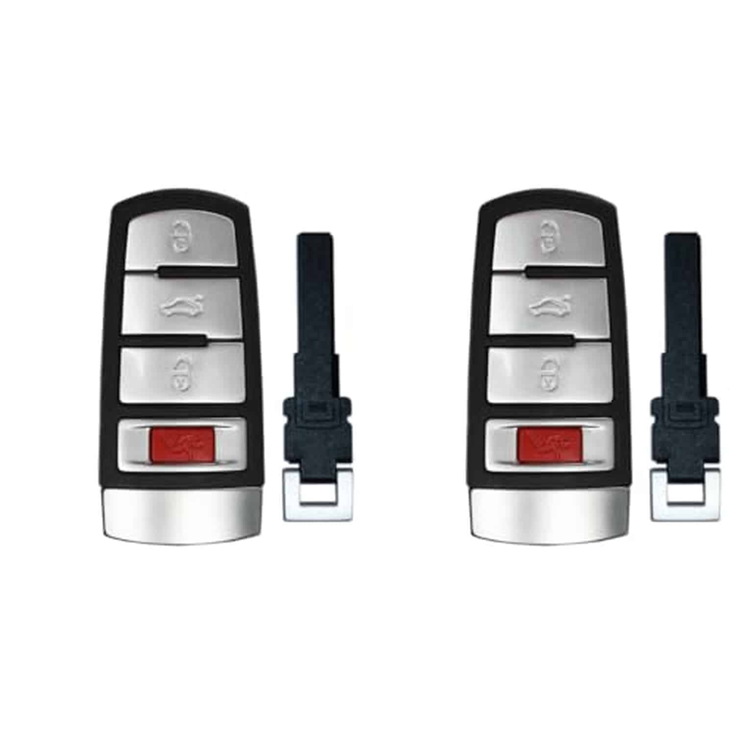 Approved UrbanX catalog image UrbanX (2-Pack) Replacement 2012 Volkswagen CC Key Fob – FCC: NBG009066T – 4 Button - Image 1
