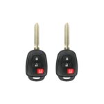 UrbanX (2-Pack) Replacement 2019-2020 Toyota Sequoia Key Fob – FCC: GQ4-52T – PN: 89070-0C050, 89070-0R120, 89070-0R130, 89071-0R040 – 3 Button - Image 3