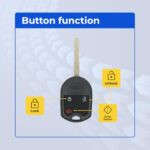 UrbanX Replacement 2018 Ford Transit Connect Key Fob | FCC/PN: OUCD6000022, CWTWB1U793, 164-R7976, 164-R8046, 164-R8007 | 3 Button - Image 6