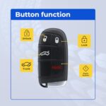 UrbanX (2-Pack) Replacement 2014 Chrysler 300 Key Fob – FCC: M3N-40821302, M3N40821302 – PN: 56046758AA – 4 Button - Image 7