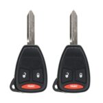 UrbanX (2-Pack) Replacement 2005 Dodge Durango Key Fob – FCC: KOBDT04A – PN: 05183348AA – 3 Button - Image 2