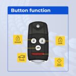 UrbanX Replacement 2012 Acura Tsx Key Fob Remote FCC: MLBHLIK-1T, MLBHLIK1T PN: 35113-TK4-A00 4Btn - Image 5