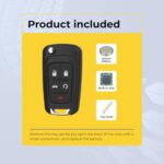 UrbanX (2-Pack) Replacement 2012-2017 Buick Verano Key Fob – FCC: OHT01060512 – PN: 13504199 – 5 Button - Image 7
