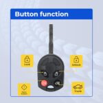 UrbanX Replacement 2020 Ford Transit Van Key Fob – FCC: OUCD6000022, 164-R8126 – PN: 164-R8126 – 4 Button - Image 5