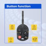 UrbanX Replacement 2020 Ford Transit Van Key Fob – FCC: OUCD6000022, 164-R8126 – PN: 164-R8126 – 4 Button - Image 5