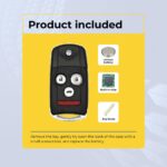 UrbanX Replacement 2009-2014 Acura Tsx Key Fob Remote FCC: MLBHLIK-1T, MLBHLIK1T PN: 35113-TK4-A00 4Btn - Image 6