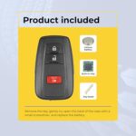 UrbanX (2-Pack) Replacement 2016 Toyota Prius Key Fob – FCC: HYQ14FBC – PN: 89904-47530 – 3 Button - Image 7