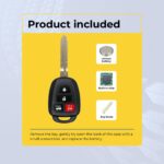 UrbanX (2-Pack) Replacement 2014-2019 Toyota Camry Corolla Key Fob – FCC: HYQ12BDM, HYQ12BEL – PN: 89070-02880 – 4 Button - Image 7
