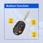 UrbanX Replacement 2018-2019 Toyota Tundra Key Fob – FCC: GQ4-52T – PN: 89070-0C050, 89070-0R120, 89070-0R130, 89071-0R040 – 3 Button - Image 4