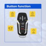 UrbanX Replacement 2016 Ford Explorer Key Fob – FCC: M3N-A2C31243300, M3N-A2C31243800, 164-R8109, 164-R8120 – PN: 164-R8109, 164-R8120 – 4 Button - Image 7