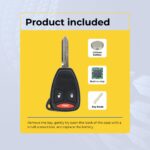 UrbanX Replacement 2009 Dodge Durango Key Fob – FCC: KOBDT04A – PN: 05183348AA – 3 Button - Image 5