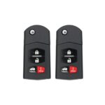 UrbanX (2-Pack) Replacement 2009 Mazda Cx-9 Key Fob – FCC: BGBX1T478SKE125-01 – PN: BBM4-67-5RY – 4 Button