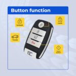 UrbanX Replacement 2014-2017 Kia Optima, Rio, Sorento Key Fob – FCC: 95440-2T510, SY5XMFNA04 – PN: 95440-2T510 – 4 Button - Image 6