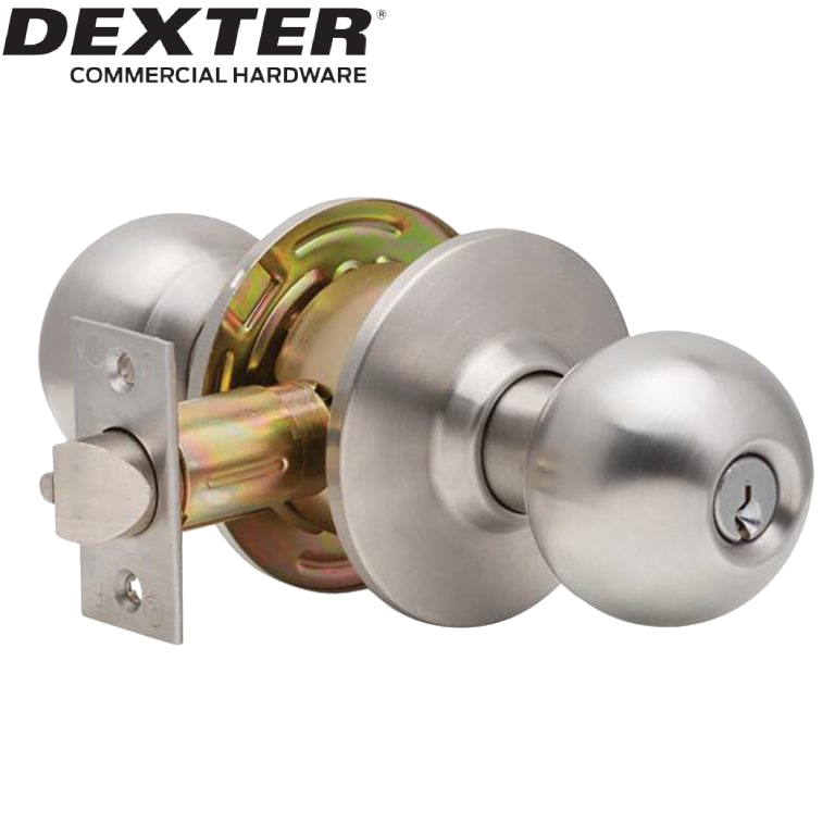 UrbanX Aftermarket DEXTER Grade 2 Entry Office Cylindrical Knob Lock Satin Stainless Steel Finish - image 1 UrbanX Aftermarket DEXTER Grade 2 Entry Office Cylindrical Knob Lock Satin Stainless Steel Finish - image 1