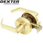 UrbanX Aftermarket DEXTER Grade 2 Entry Office Cylindrical Lock Bright Brass Finish - image 1