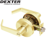 UrbanX Aftermarket DEXTER Grade 2 Privacy Cylindrical Lock Bright Brass Finish - image 1