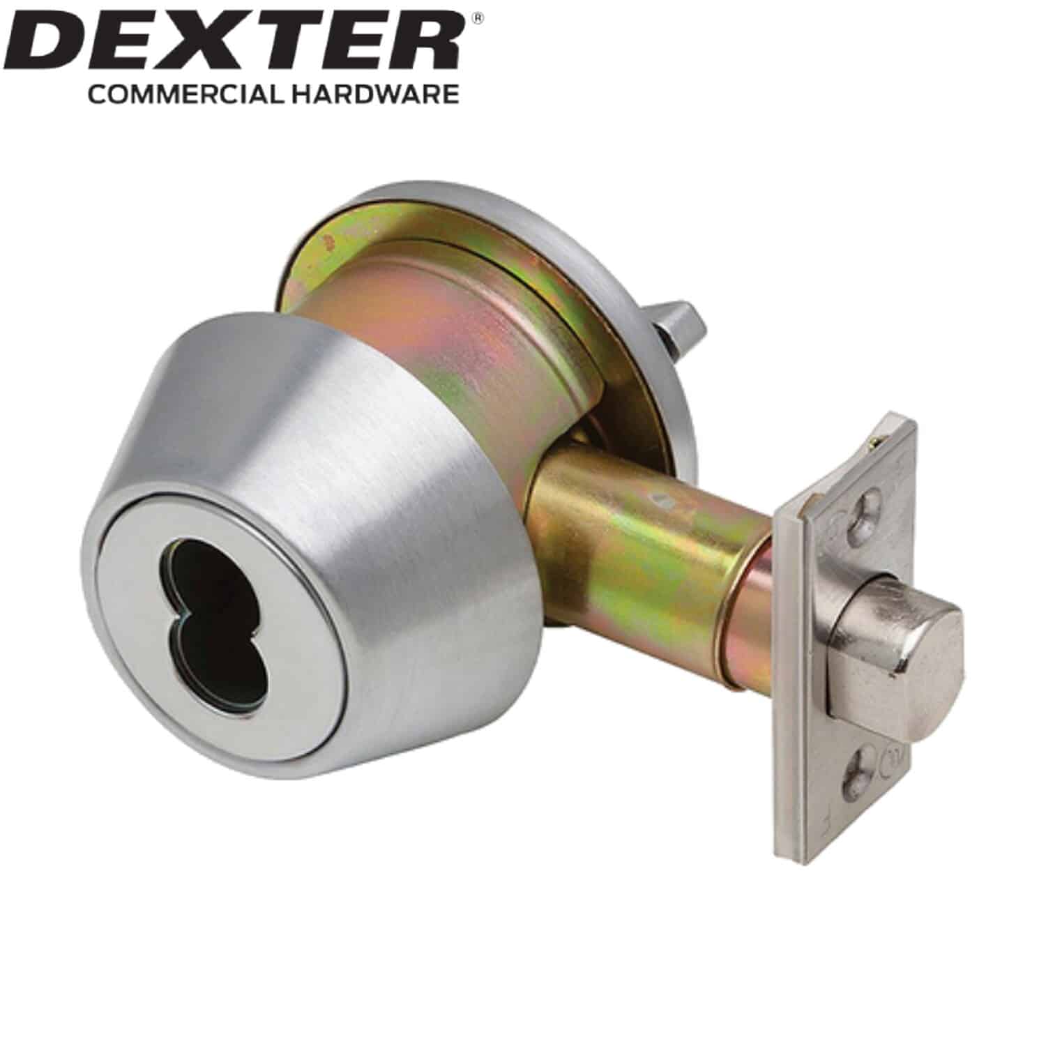 UrbanX Aftermarket DEXTER Grade 2 Single Cylinder Deadbolt 2-3/8″ or 2-3/4″ Adjustable Backset SFIC Prep Less Core Satin Chrome Finish - image 1 UrbanX Aftermarket DEXTER Grade 2 Single Cylinder Deadbolt 2-3/8″ or 2-3/4″ Adjustable Backset SFIC Prep Less Core Satin Chrome Finish - image 1