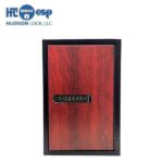 UrbanX Aftermarket HPC – Single-Tag Kekab with Digital Lock – 30 Key Capacity – Black with Red Wood Finish - image 2