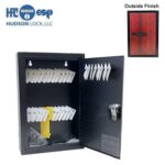 UrbanX Aftermarket HPC – Single-Tag Kekab with Digital Lock – 30 Key Capacity – Black with Red Wood Finish - image 1