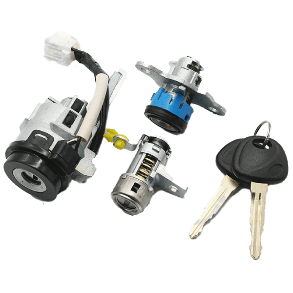 UrbanX Aftermarket Hyundai Verna Ignition Door And Trunk Lock Cylinder Coded - image 1