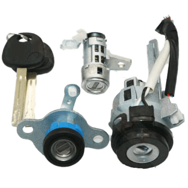 UrbanX Aftermarket Hyundai Verna Ignition Door And Trunk Lock Cylinder Coded - image 1