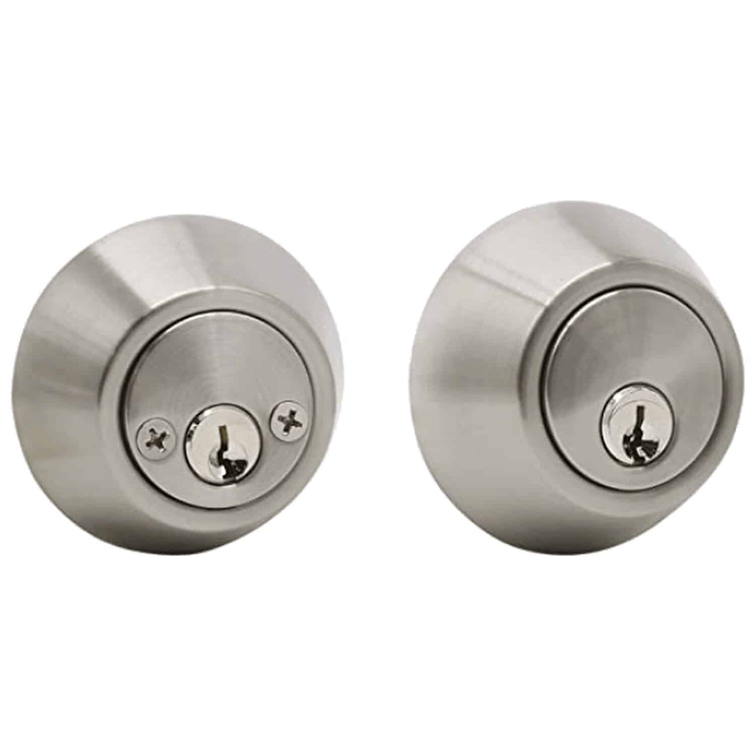 UrbanX Aftermarket Mxtech Grade 3 Double Cylinder Deadbolt, 2-3/8″ or 2-3/4″ Adjustable Backset Conventional Cylinder Satin Finish (SC1) - image 1 UrbanX Aftermarket Mxtech Grade 3 Double Cylinder Deadbolt, 2-3/8″ or 2-3/4″ Adjustable Backset Conventional Cylinder Satin Finish (SC1) - image 1