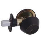 UrbanX Aftermarket Grade 3 Single Cylinder Deadbolt, 2-3/8″ or 2-3/4″ Adjustable Backset Conventional Cylinder Oil Rubbed Bronze Finish (SC1) - image 1