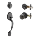 UrbanX Aftermarket Oil Rubbed Bronze Single Cylinder Knob Door Handleset SC1 Keyway - image 1
