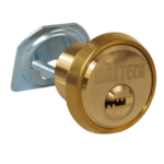 UrbanX Aftermarket Polished Brass 1-1/8″ Rim/Mortise Cylinder With 2 Keys 006 KEYWAY - image 1