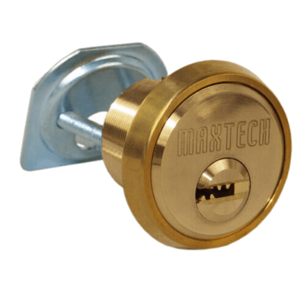 UrbanX Aftermarket Polished Brass 1-1/8″ Rim/Mortise Cylinder With 2 Keys 006 KEYWAY - image 1