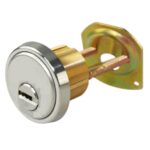 UrbanX Aftermarket Satin Finish 1-1/8″ Rim/Mortise Cylinder With 2 Keys 006 KEYWAY - image 1