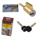 UrbanX Aftermarket Satin Finish Key In Knob Deadbolt Cylinder With 2 Keys 006 KEYWAY - image 1