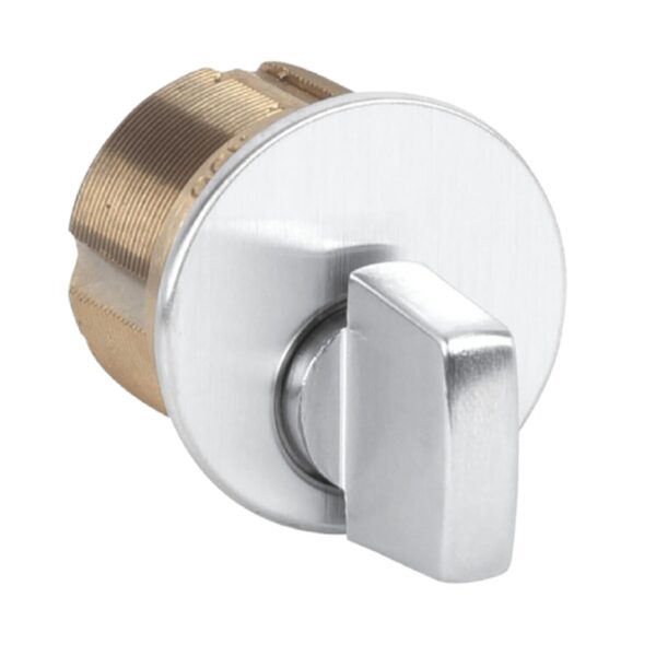 UrbanX Aftermarket Thumb Turn Mortise Cylinder 1″ 26D Satin Chrome Finish - image 1