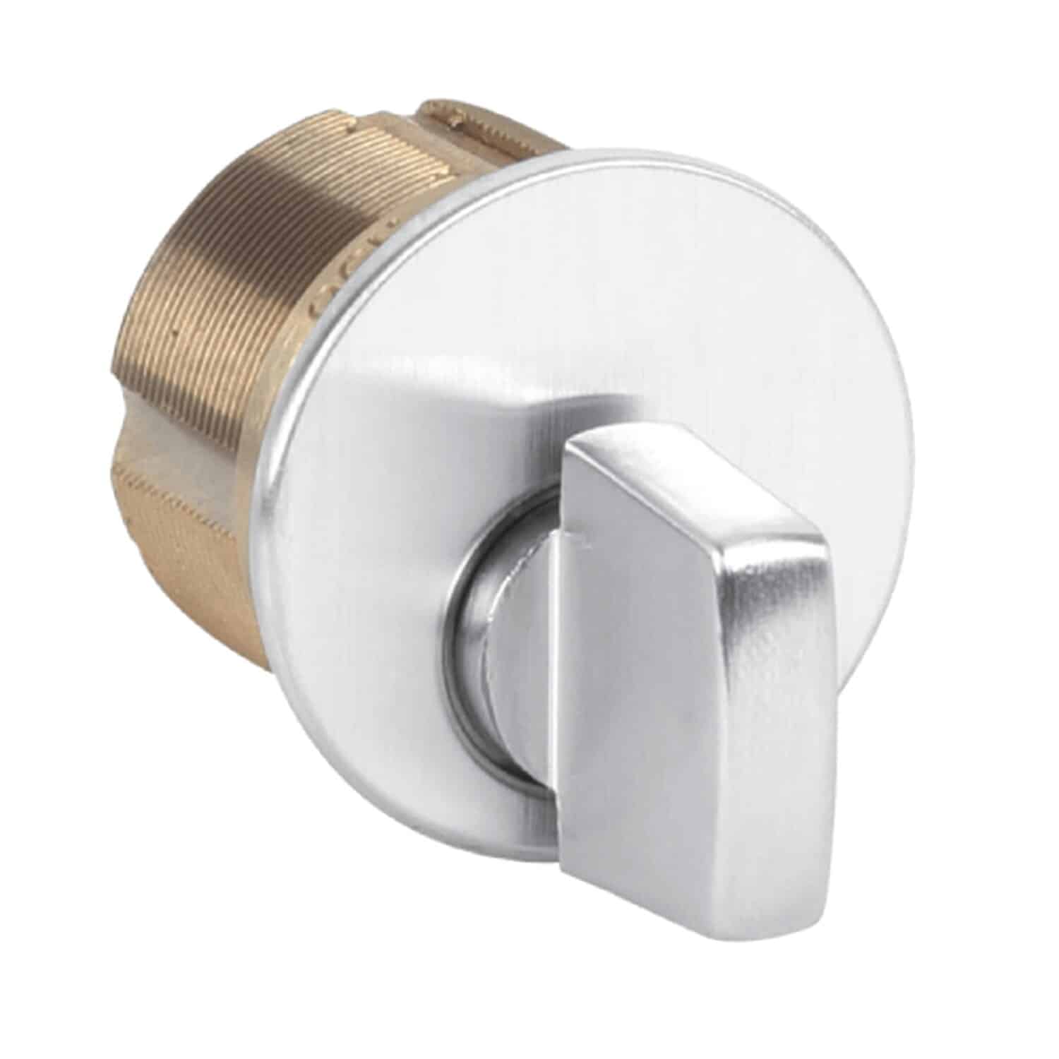 UrbanX Aftermarket Thumb Turn Mortise Cylinder 1″ 26D Satin Chrome Finish - image 1 UrbanX Aftermarket Thumb Turn Mortise Cylinder 1″ 26D Satin Chrome Finish - image 1