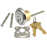 UrbanX Aftermarket Rim Cylinder US26D Satin Chrome Finish – Schlage Keyway (SC1) - image 1