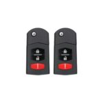 UrbanX (2-Pack) Replacement 2007-2012 Mazda Cx-7 Key Fob – FCC: N/A – PN: BCR2-67-5RY, CC43-67-5RYC – 3 Button - Image 3