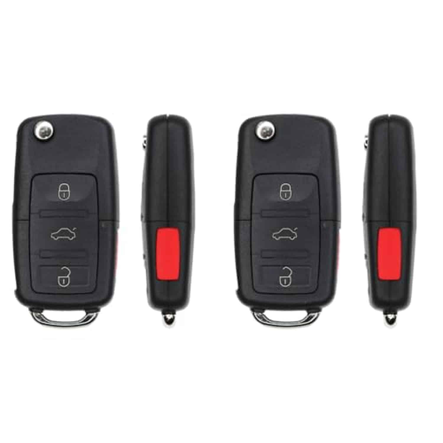 Approved UrbanX catalog image UrbanX (2-Pack) Replacement 2006 Volkswagen Jetta Key Fob – FCC: NBG92596263, 1K0959753P – PN: 1K0959753P – 4 Button - Image 1