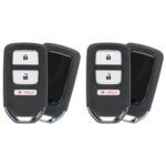 UrbanX (2-Pack) Replacement 2017 Honda Fit Key Fob – FCC: KR5V1X – PN: 72147-T5A-A01 – 3 Button