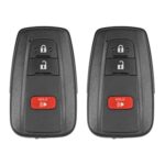 UrbanX (2-Pack) Replacement 2016-2021 Toyota Prius Key Fob – FCC: HYQ14FBC – PN: 89904-47530 – 3 Button - Image 2
