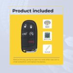 UrbanX Replacement 2019 Jeep Grand Cherokee Key Fob – FCC: M3N-40821302, M3N40821302 – PN: 68143526, 68143505, 68150061 – 5 Button - Image 7