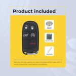 UrbanX Replacement 2017 Jeep Grand Cherokee Key Fob – FCC: M3N-40821302, M3N40821302 – PN: 68143522, 68143505, 68150061 – 5 Button - Image 7